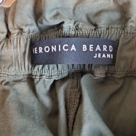 Veronica Beard Army Green High Rise Tedi Tapered Leg Pants Size 28/6 - Picture 11 of 14
